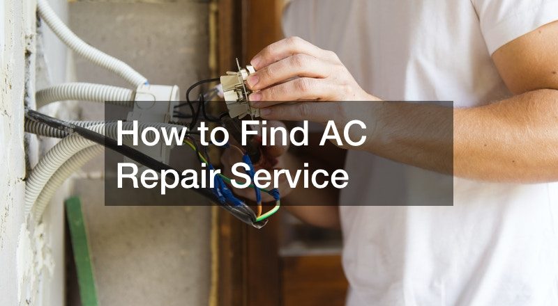How to Find AC Repair Service