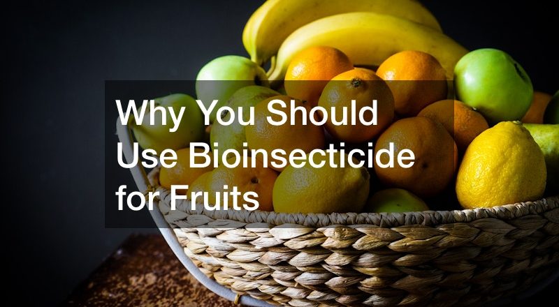 Why You Should Use Bioinsecticide for Fruits