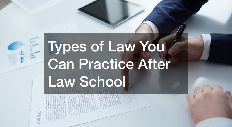 Types of Law You Can Practice After Law School