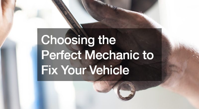 Choosing the Perfect Mechanic to Fix Your Vehicle