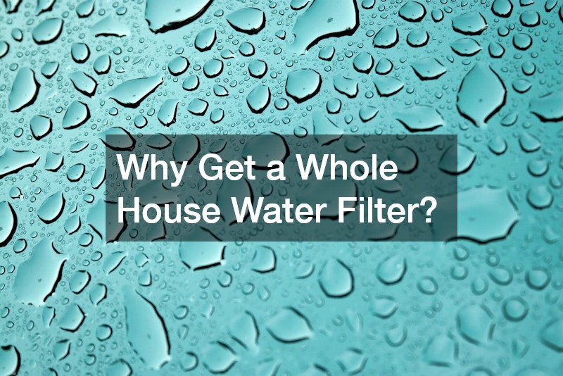 Why Get a Whole House Water Filter?