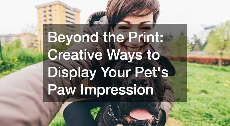 Beyond the Print  Creative Ways to Display Your Pets Paw Impression