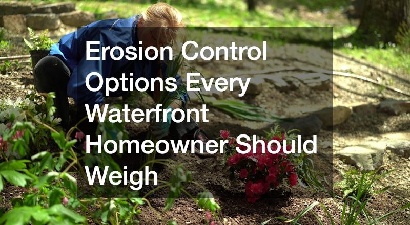 Erosion Control Options Every Waterfront Homeowner Should Weigh